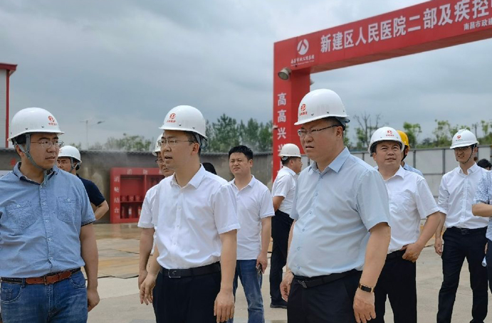 新建區(qū)委常委、常務(wù)副區(qū)長賈中強(qiáng)到新建區(qū)職業(yè)技術(shù)學(xué)校新校區(qū)建設(shè)項目、新建區(qū)人民醫(yī)院二部及疾控中心項目調(diào)研